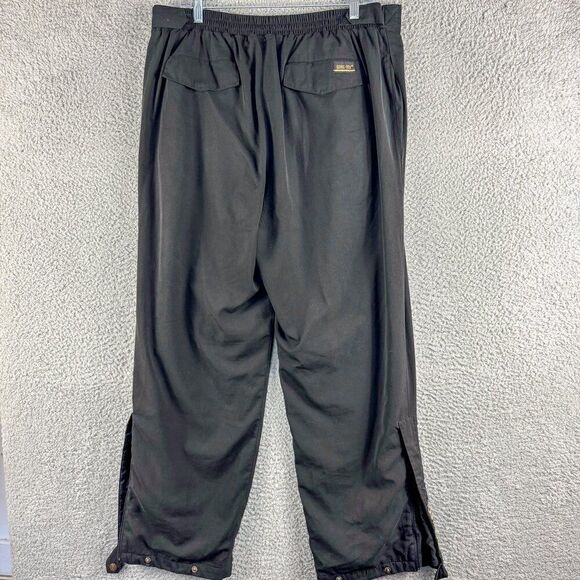 Tourney Waterproof Pants Mens‎ Large Black Stretch Adjustable Waist Golf Slacks - Picture 5 of 16